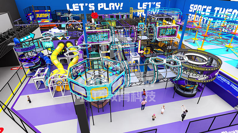 How CHOWCHOW PLAY Helped a U.S. Client Build a Profitable 6000㎡ Indoor Sports & Entertainment Center