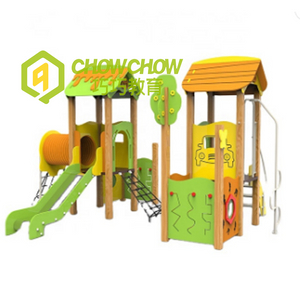 new children's wooden commercial outdoor amusement park playground equipment
