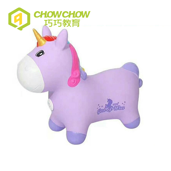 Kids PVC Hopping Animal Toys Inflatable Jumping Horse