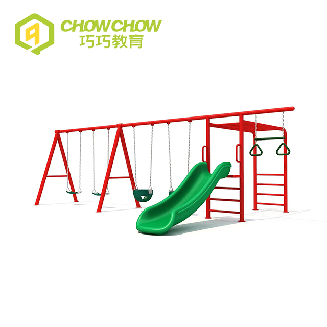 QiaoQiao Kids Relaxing Outdoor Public Park Swing Combination Set for Sale