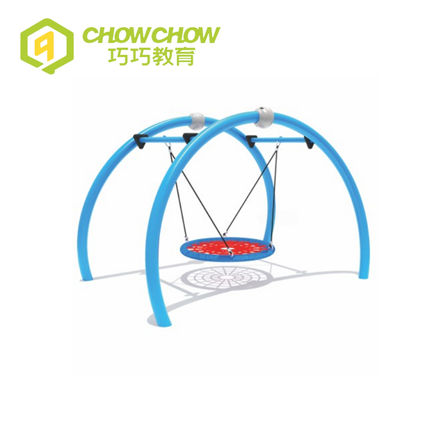 QiaoQiao Kids New Design Large Outdoor Playground Park Swing combination for Sale