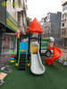 Qiao Qiao children small playground equipment set kindergarten plastic slide outdoor for kid