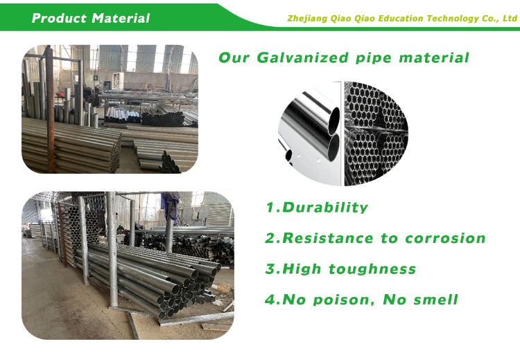 outdoor playground galvanized pipe material