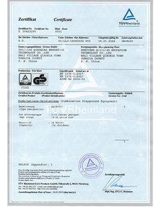 TUV Certificat