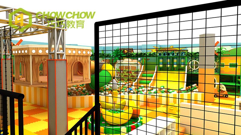 Qiaoqiao Commercial Plastic Amusement Indoor Play Center Kids Indoor Playground Equipment Theme Indoor Maze For Kids