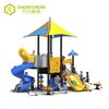 QiaoQiao kids home backyard Physical Activity playgrounds outdoor garden toy playground playhouse small plastic slide play set