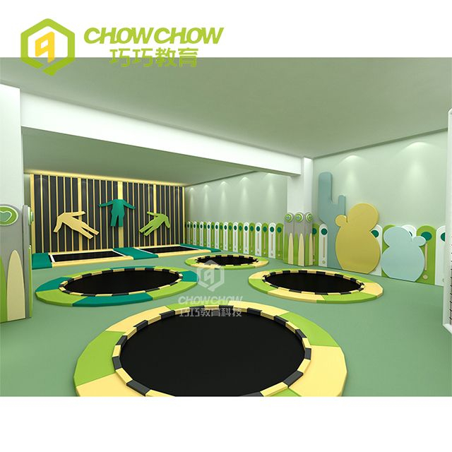 Qiaoqiao Professional Design Kids Adult Indoor Playground Trampoline Park
