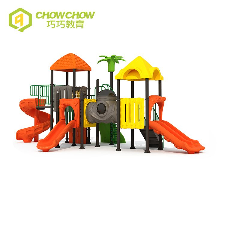 QiaoQiao Landscape Customized Kids Outdoor amusement Park Playground climb slide Set kids exercise equipment