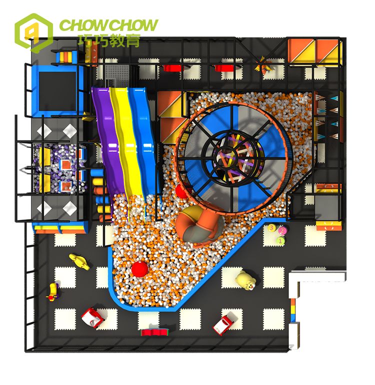 Qiao Qiao Indoor Soft Play Naughty Castle Children Maze Game Play Area Equipment commercial Kid Large Indoor Playground for baby