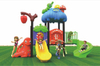 Qiao Qiao Backyard Kindergarten Play Set Equipment Forest Theme Jungle Gym Swing Set Slide Kids Outdoor Playground