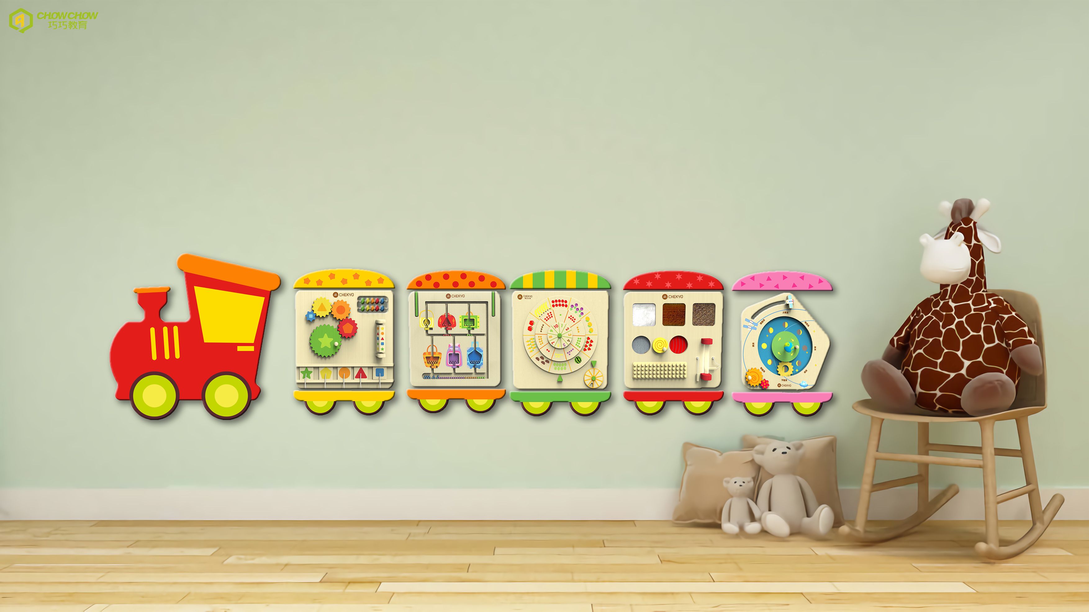 Decorative Wall Panel Wooden Wooden Wall Game Busy Board