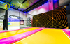 QiaoQiao Trampoline Park Attraction Games spider wall commercial indoor playground interactive jumping velcro wall in trampoline