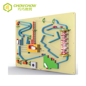QiaoQiao indoor playground kids Interactive Science ball Wall game kindergarten classroom educational pipe Toys for children
