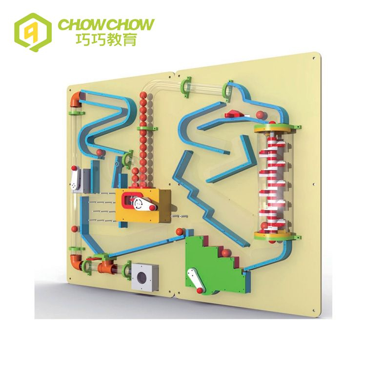 QiaoQiao indoor playground kids Interactive Science ball Wall game kindergarten classroom educational pipe Toys for children