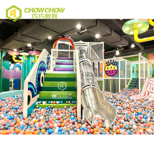 QiaoQiao custom kids large indoor commercial amusement park equipment soft play area slide ball pit indoor playground children