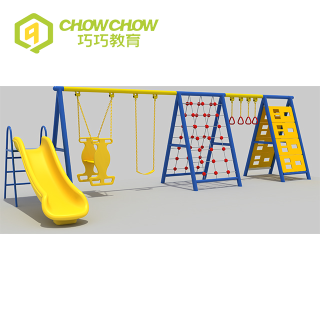 QiaoQiao Kids Relaxing Outdoor Public Park Swing Combination Set for Sale