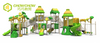 green tree plastic slide outdoor playground park children outdoor playground equipment slide 