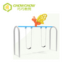 QiaoQiao Kids New Design Wooden Outdoor Playground Park Double Swing for Sale