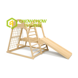 high quality indoor playground kids wooden climbing frame toy exercise children