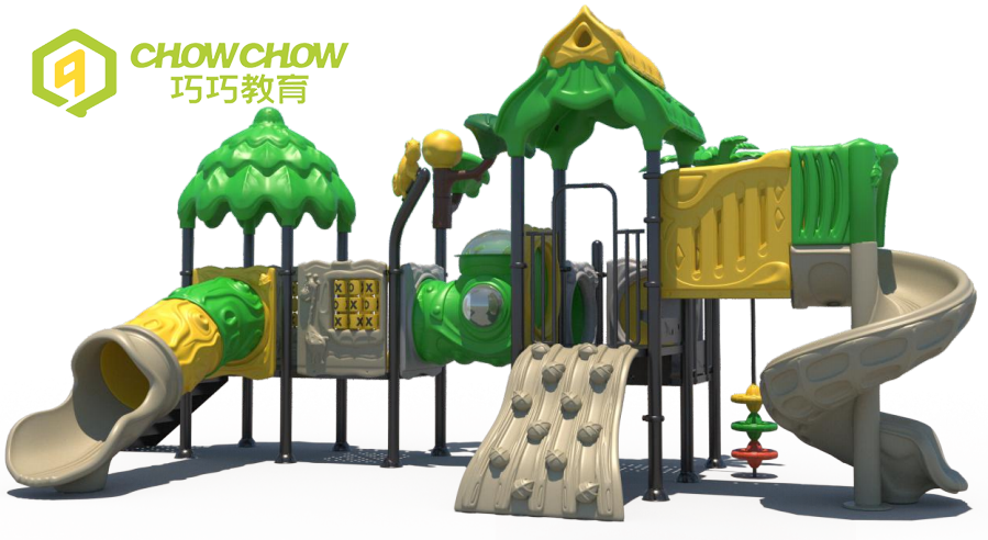 plastic slide and swing outdoor playground children outdoor playground equipment