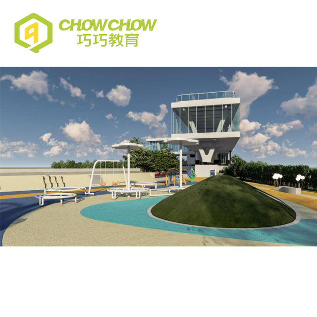 Qiao Qiao Customized outside Outdoor Playground Equipment Project Case for Park