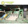 QiaoQiao Kids The Three Successive Wave Slides Playhouses Indoor Playground for Sale