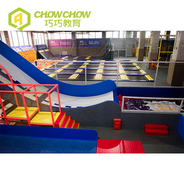 QiaoQiao Kids Thrilling Devil Slides Commercial Indoor Playground for Sale