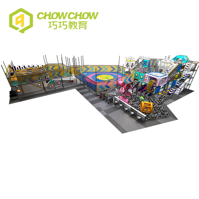 QiaoQiao Colorful Funny Naughty Castle Large Kids Indoor Playground for Sale