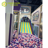QiaoQiao commercial playground business design with slide in ball pit and zip-line games kids indoor adventure park equipment