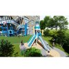 Qiaoqiao customized stainless steel slide playground children outdoor playground equipment