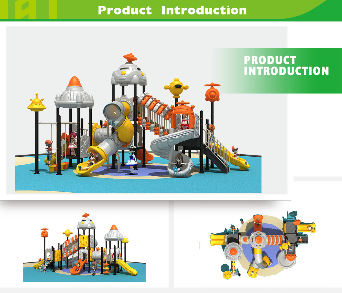 outdoor play set with slide