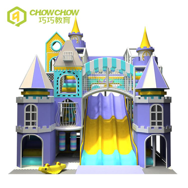 QiaoQiao kids large slides baby Customized Design mazes Indoor Playground for kids Shopping Mall Soft Play Center Naughty Castle