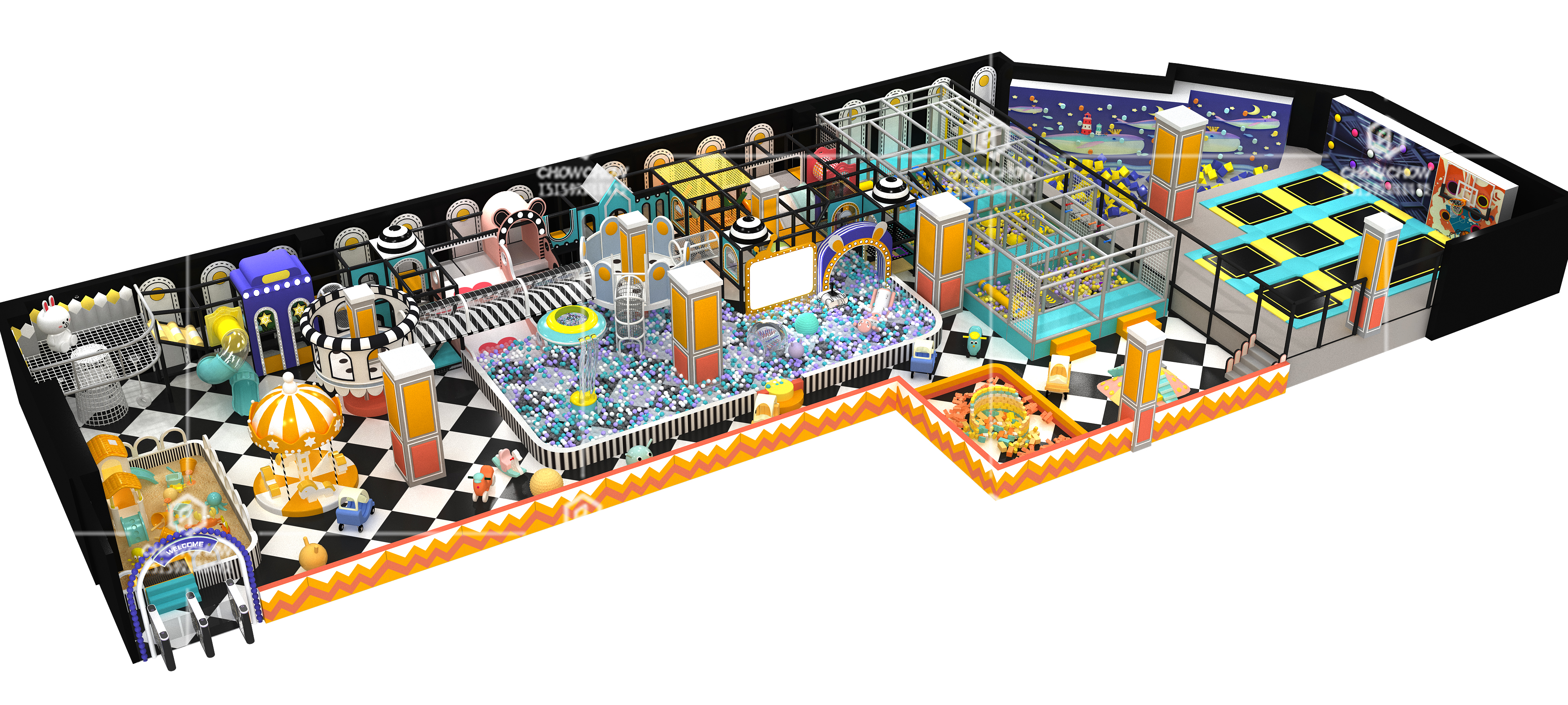What kind of indoor playground equipment can attract customers3