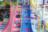 QiaoQiao customized 2000sqm panda theme family play center commercial indoor adventure entertainment park equipment playground