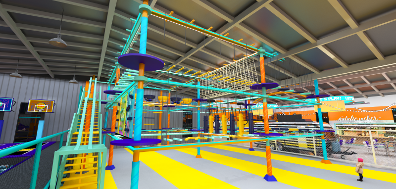 How to build an indoor playground where both adults and children can play (2)