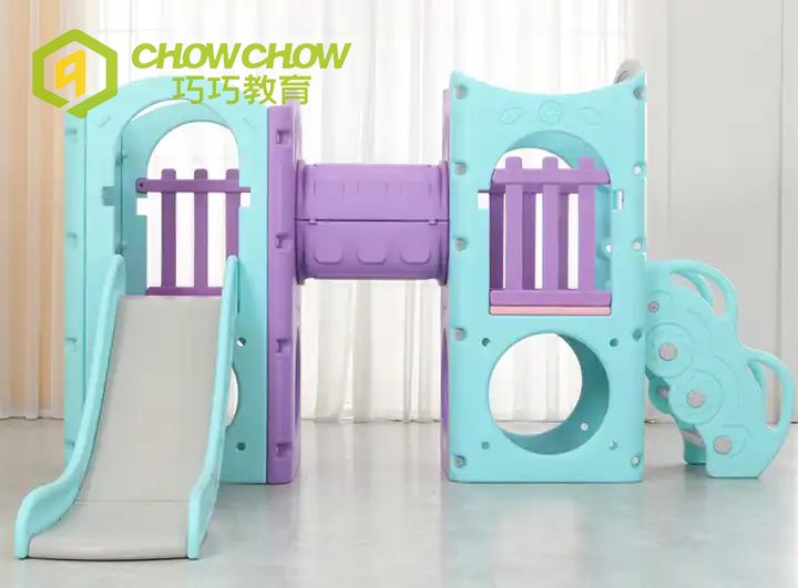 multifunctional New Design Household Big Plastic Slides And Swings Slide For Kids