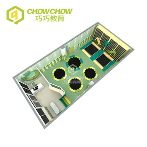 Qiaoqiao Professional Design Kids Adult Indoor Playground Trampoline Park