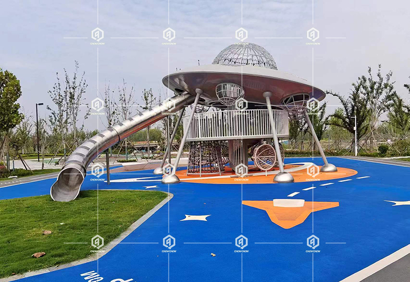 outdoor playground metal