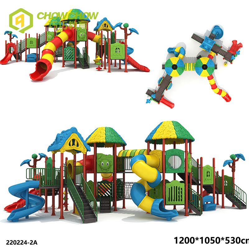 2024 Kids Outdoor Playground Toys Playground Equipment Slide For Nursery School Playground Equipment