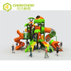 Kids Big Greem Orange Large Outdoor Playground Equipment for Sale