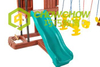 Qiao Qiao plastic game toy house swing with slide and swing for children