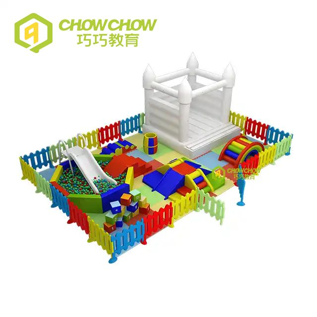 factory supply colorful soft play kids party equipment set