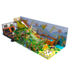 Qiaoqiao Jungle Style Green Kids Indoor Playground Family Entertainment Center