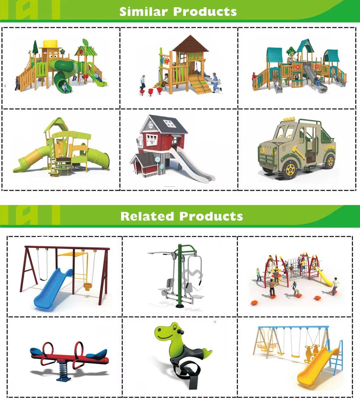 outdoor playground set