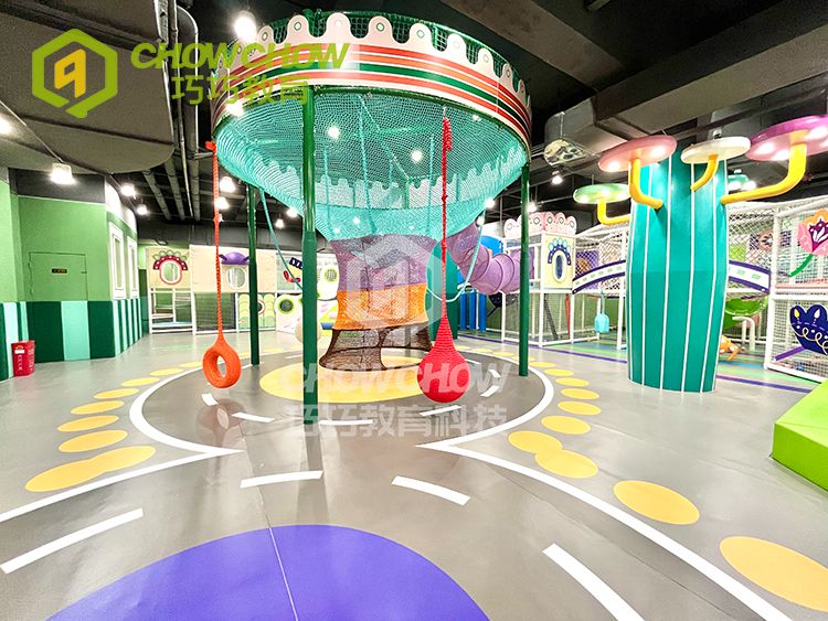 QiaoQiao custom kids large indoor commercial amusement park equipment soft play area slide ball pit indoor playground children