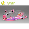 Hot Sale Pink Pig Shape Inflatable Playground Transparent Kids Inflatable Bubble House