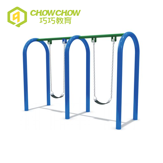 Qiaoqiao High Quality Outdoor Patio Face To Face Double Swing Chair for Adults And Kids