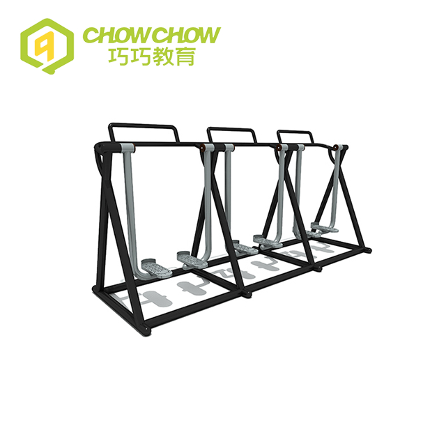 Qiaoqiao Three Seats Air Walker Machine Sky Walker Outdoor Fitness Equipment