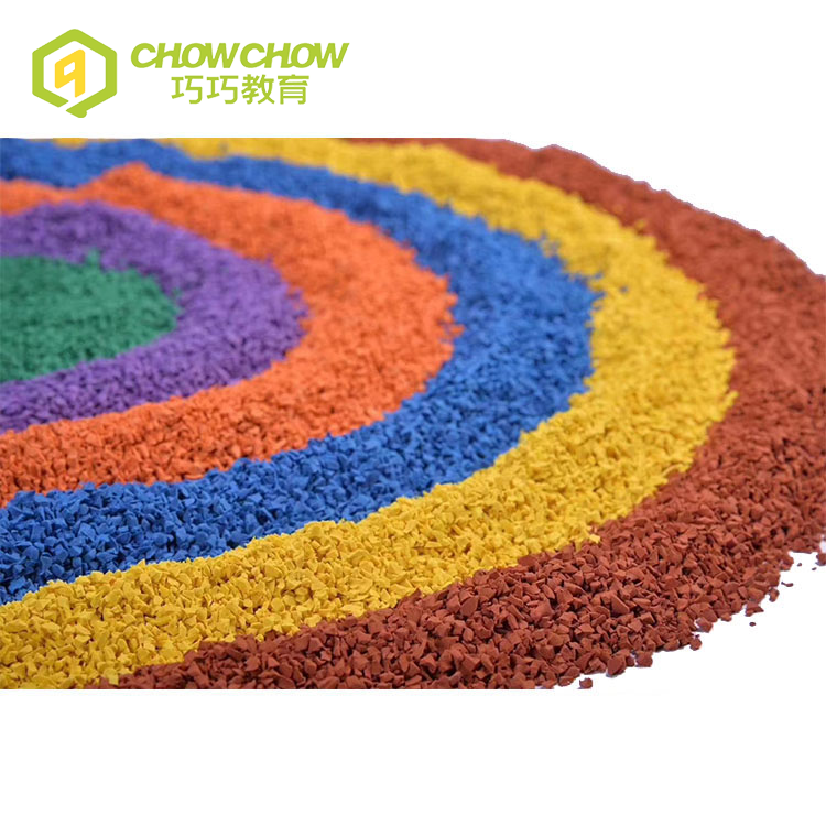 QiaoQiao Colorful New Epdm Rubber Granules For Outdoor Sports Playground Floor for Sale