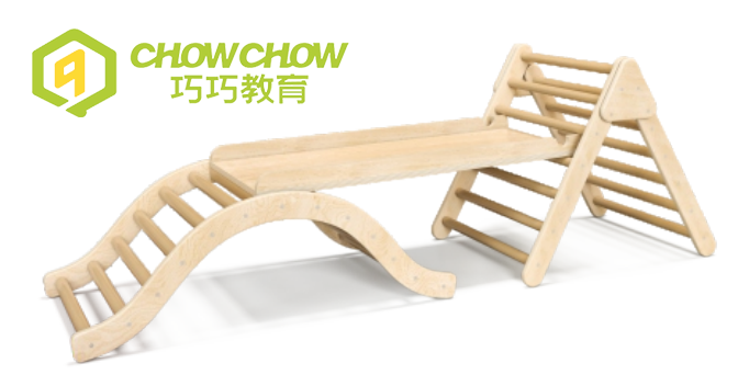 high quality indoor playground kids wooden climbing frame toy exercise children